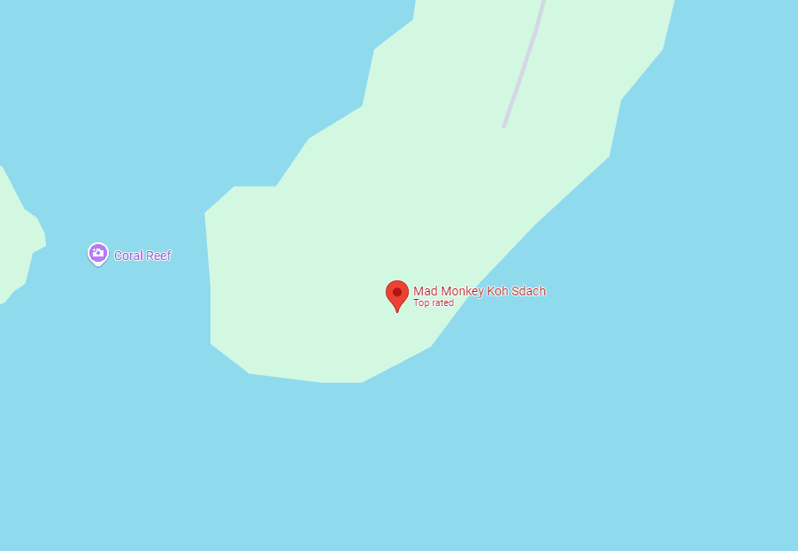 Map showing Phum Koh Sdach, Kirisakor, 090201 Cambodia
